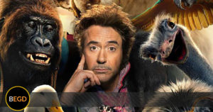 Póster del nuevo remake de Doctor Dolittle con Robert Downey Jr