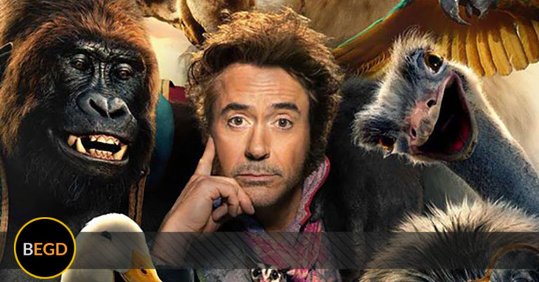 Póster del nuevo remake de Doctor Dolittle con Robert Downey Jr