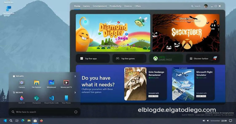 Imaginan cómo podría ser la nueva interfaz de Windows 10