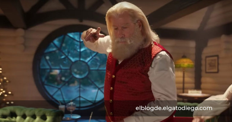 John Travolta revive baile de Pulp Fiction para Navidad