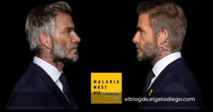 David Beckham viaja al futuro, 'envejece' hasta los 70 años y anuncia la victoria sobre la malaria