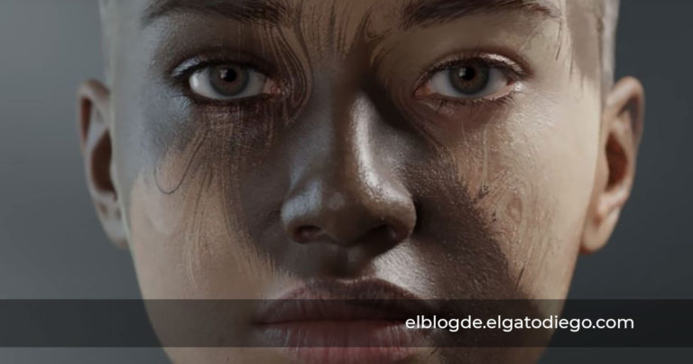 Un impresionante estudio facial en #Blender
